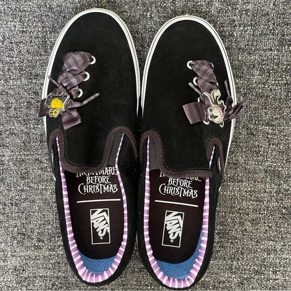 Vans x The Nightmare Before Christmas Classic Slip Ons Sneakers Women’s 10 - Picture 4 of 9
